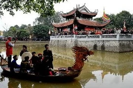Le "Quan ho" (chant alterné). Photo : VNA