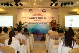 Un colloque d’évaluation des effets de l’accord de libre-échange Vietnam-Union européenne (ALEV-UE) a eu lieu le 28 mai dans la province de Dong Nai (Sud). (Source : VNA)