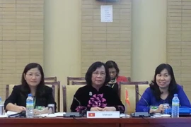 La ministre du Travail, des Invalides de guerre et des Affaires sociales, Mme Pham Thi Hai Chuyen. Photo : VNA