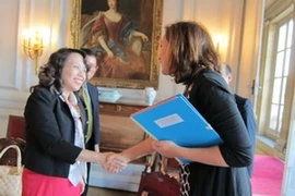 Rencontre entre les deux ministres de la Santé Vietnam-France. (Le Ha/Trung Dung/Vietnam+)