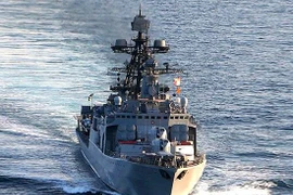 Manoeuvre multilatérale des marines KOMODO en Indonésie. Photo : VNA