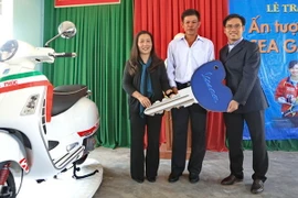 Cérémonie de remise sympolique du prix «Impressions d’or des SEA Games 27». Photo: Viet Cuong
