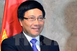 Le vice-Premier ministre, ministre des Affaires étrangères (AE) Pham Binh Minh. (Source : VNA) 