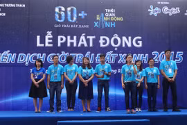 Le coup d'envoi de la campagne Earth Hour Blue au Vietnam. Photo: internet