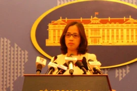 Mme Pham Thu Hang, porte-parole adjointe du ministère vietnamien des Affaires étrangères. (Source : VNA)