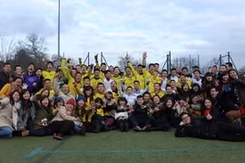Les équipes de football de SVUK cup. (Source: AVI)