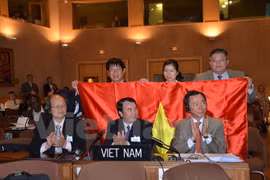 La délégation vietnamienne à la 27e session du Conseil international de coordination du MAB.