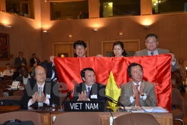 La délégation vietnamienne à la 27e session du Conseil international de coordination du MAB.