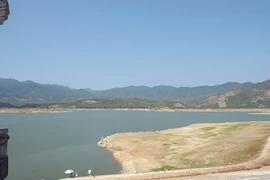Au lac-réservoir de Cam Ranh, les eaux restantes représentent seulement 5 % des quelque 22 millions de mètres cubes qu'il peut contenir.