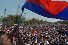 Les partisans du CNRP. (Source: AFP/VNA)
