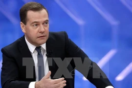 Le Premier ministre russe Dmitri Medvedev. (Photo: AFP/VNA)