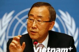 Le secrétaire général des Nations unies, Ban Ki-moon. Photo : VNA