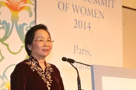 La vice-présidente du Vietnam, Nguyen Thi Doan. (Source : VNA)