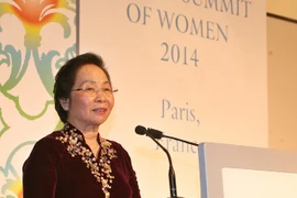 La vice-présidente du Vietnam, Nguyen Thi Doan. (Source : VNA)