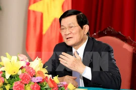 Le président de la République Truong Tân Sang participera au Sommet Asie-Afrique à Jakarta et sera présent à la cérémonie commémorant les 60 ans de la conférence de Bandung et les 10 ans du nouveau partenariat Asie-Afrique à Bandung, du 22 et 24 avril. Ph