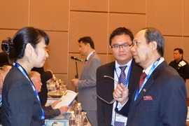 La délégation vietnamienne à la Conférence