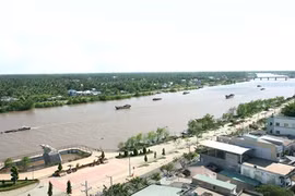 Une vue panoramique de la province de Bên Tre. Photo : VNA