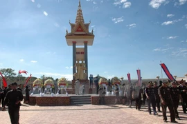 Mémorial des Héros morts pour la Patrie Cambodge-Vietnam. (Source : VNA)