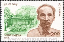 Le timbre a été diffusé en 1990 par l'Inde. Photo : Tuôi tre