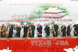 La cérémonie de mise en chantier. (Source: VNA)