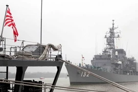 Les navires de la Force maritime d'autodéfense japonaise. (Photo: Hoang Ngoc/Vietnam+)
