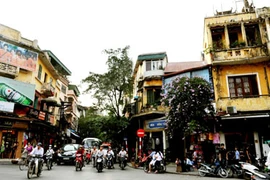 Un coin du vieux quartier de Hanoi. Source: Internet