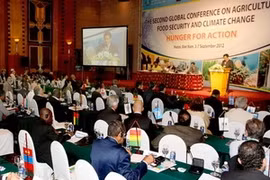 La réunion préparatoire de la 2e Conférence mondiale de l'agriculture, de la sécurité alimentaire et du changement climatique (AFC) (Photo: Dinh Hue/AVI)