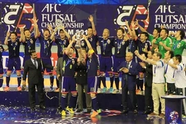 Le Japon remporte la Coupe de futsal d’Asie 2014. 