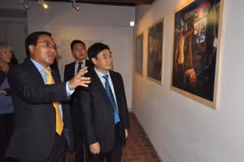 Le vice-ministre vietnamien des Affaires étrangères Ho Xuan Son à la cérémonie inaugurale de la semaine de la culture ietnamienne en Italie. Photo/VNA