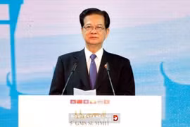 Le PM Nguyen Tan Dung au 5e Sommet de la coopération de la subrégion du Mékong élargie. Source: nguyentandung.org