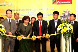 Agribank lance ses services e-banking au Laos. (Photo: Hoang Chuong/Vietnam+)
