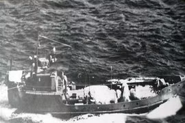 Un "bateau non immatriculé" sur la piste Ho Chi Minh maritime. (Source: Internet)
