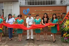 Cérémonie d’inauguration de SforA School, le 6 juin à Hanoi. Source: VNA
