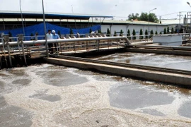 Un système de traitement des eaux usées industrielles. Photo d'illustration. 
