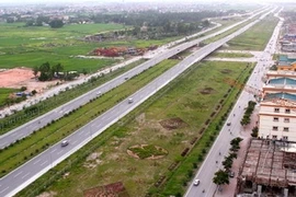 L'avenue Thang Long. Photo : Huy Hung/VNA