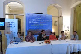 Conférence de presse sur un spectacle son et lumière au Palais de la Réunification, le 6 décembre à Hô Chi Minh-Ville. (Source: VNA)