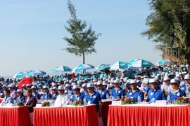 Meeting en l'honneur de la Journée mondiale de l'Océan à Quang Ngai. Photo: nhandan.com.vn