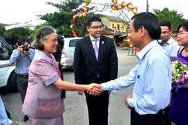 La princesse thaïlandaise en visite de travail à Quang Nam 