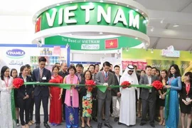Stand du Vietnam à la foire Gulfood Dubai 2015.
