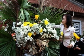 Une présentation de l'Ikebana à Hanoi 