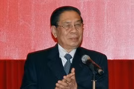 Le président laotien Choummaly Sayasone (Photo: Nguyen Khang/AVI) 