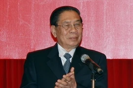 Le président laotien Choummaly Sayasone (Photo: Nguyen Khang/AVI) 