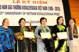 Le Vietnam célèbre les 25 ans du prix Kovalevskaïa
