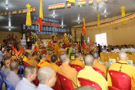 Cérémonie de mise en chantier de la pagode de Tan Thanh. Photo: internet 