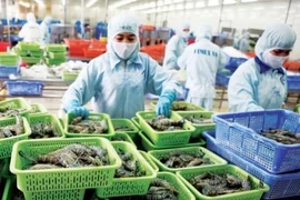 Le Vietnam reste en tête parmi des fournisseurs de crevettes transformées et congelées des Etats-Unis.