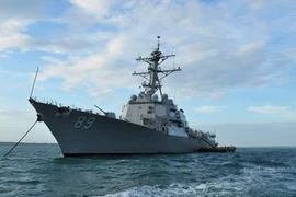 La frégate USS Vandegrift. (Source: wn)