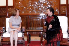 La vice-présidente du Vietnam Nguyen Thi Doan a reçu le 20 novembre à Hanoi la directrice régionale de l'Organisation internationale de la Francophonie (OIF) en Asie-Pacifique, Anissa Barrak. 