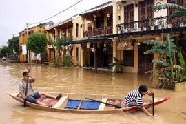 Les inondations à Hoi An, province de Quang Nam en novembre 2011. (Source: VNA)