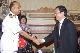 Un navire garde-côte indien à Ho Chi Minh-Ville 