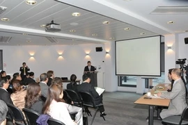 Photo: Le séminaire de promotion du commerce en Belgique. (Source: AVI)